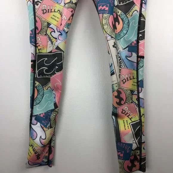 Billabong Ladies 1MM Sea Legs/Wetsuit Leggings - 4 - Picture 7 of 10